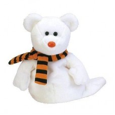 ty beanie babies quivers - ghost bear   